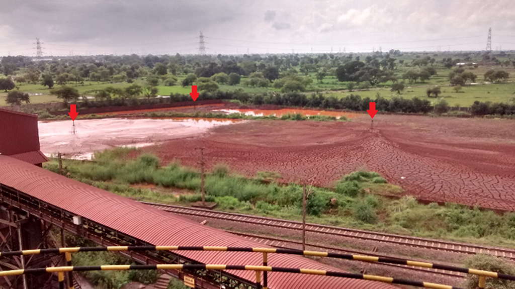 Air dried stack tailings