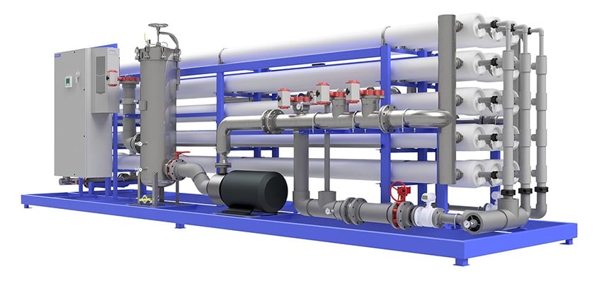 Reverse osmosis membrane filtration system