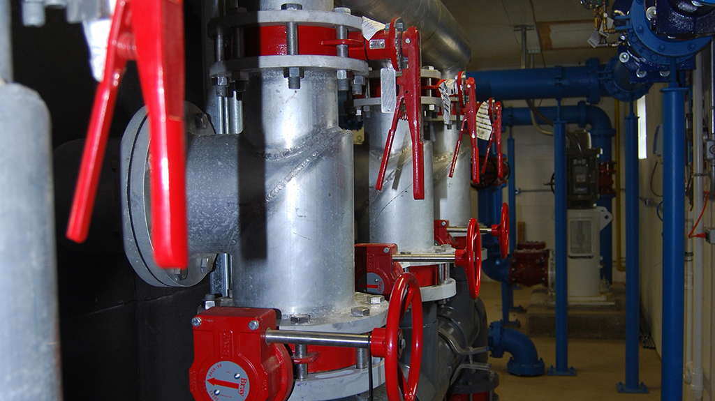 Aeralater at Bolivar water treatment plant