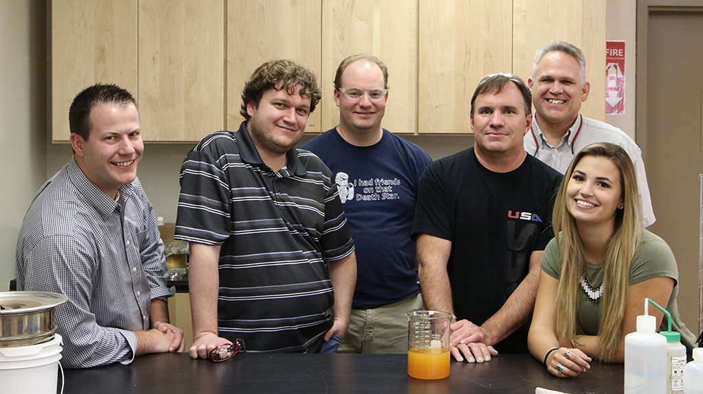 WesTech in-house laboratory team members