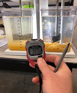 Jar testing at Cresson