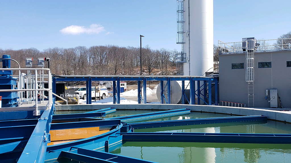 Solids CONTACT CLARIFIER at Cresson Pennsylvania treatment plant