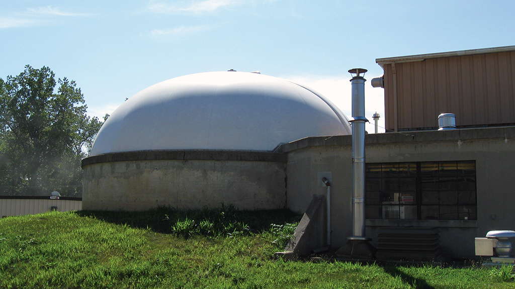 DuoSphere digester cover