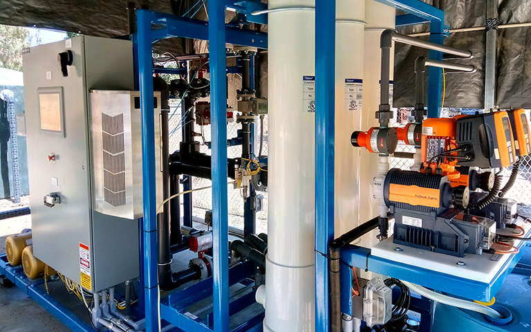 AltaPac skid emergency installation