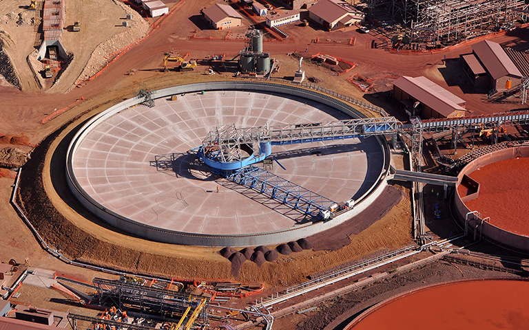 Titan Traction thickener at Khumani Iron Ore Mine