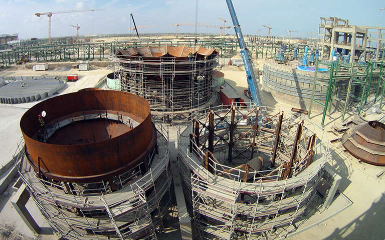 Deep bed paste thickener in Morocco