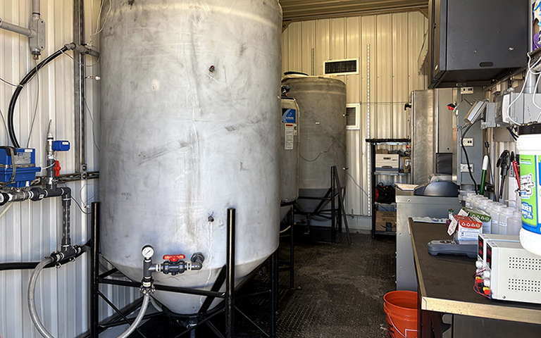 Pilot setup for selenium removal