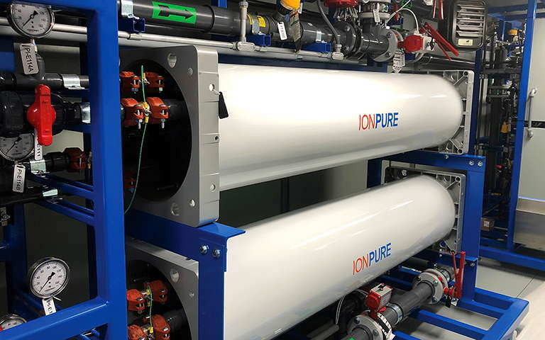 Electrodeionization skid