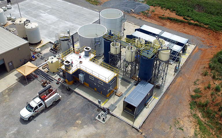 Plant Bowen FGD wastewater treatment