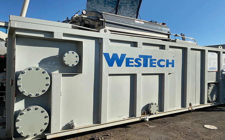 Mobile SuperDisc disc filtration unit