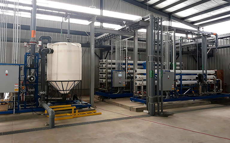Reverse osmosis system in Dugway, Utah