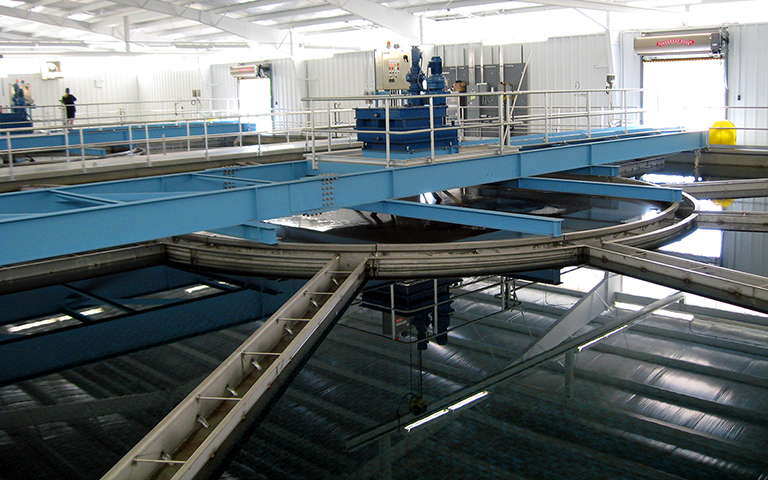 Fort Payne Water District indoor Solids CONTACT CLARIFIER