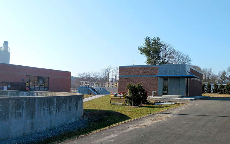 Wastewater treatment plant in Clinton, MA