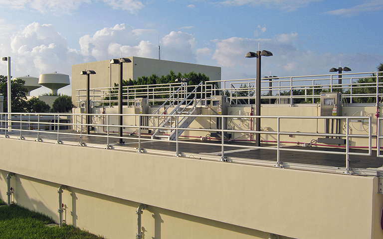 SuperSand backwash filter installation at Boca Raton