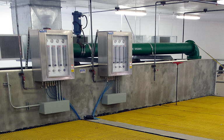 SuperSand backwash filter installation at Salmon, Idaho WWTP