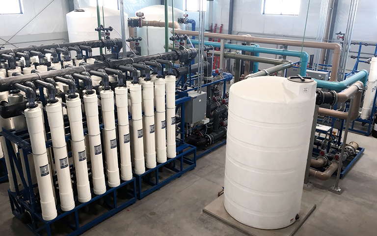 Ultrafiltration and AltaPac packaged UF installation at City of Big Timber, Montana