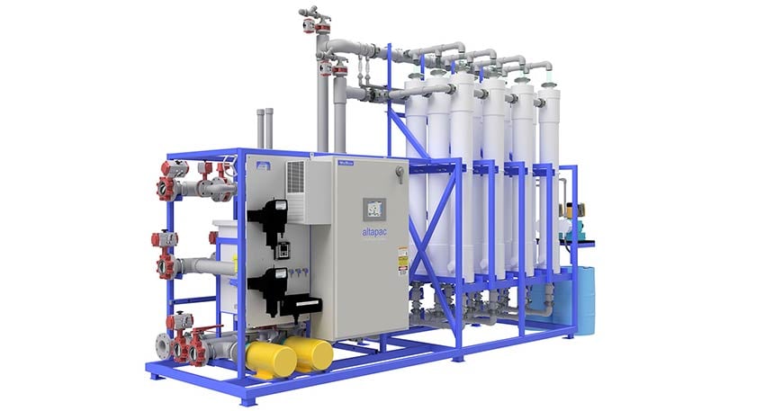 AltaPac Ultrafiltration Membrane Package System Rendering