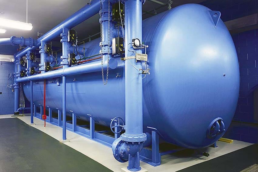 Horizontal Pressure Filter with 5 Cells